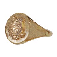 Signet Ring with Crest Signet Ring with Crest