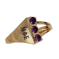 Trilogy Ring with *Amethysts Trilogy Ring with *Amethysts