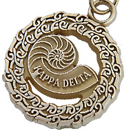 25 Year Nautilus Circle Charm