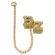 Crown Pearl Double Letter Guard Crown Pearl Double Letter Guard