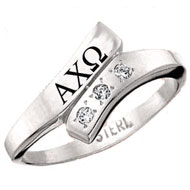 Swirl Ring with CZ's product image