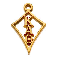 Pierced Mono Kite Charm Pierced Mono Kite Charm