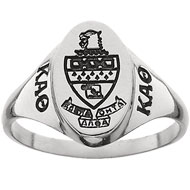 Vertical Incised Crest Ring Vertical Incised Crest Ring