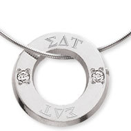 Sterling Silver Eternity Necklace Sterling Silver Eternity Necklace