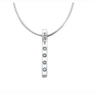Drop Pendant with Four Diamonds Drop Pendant with Four Diamonds