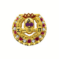 Alternating Crown Pearl and Ruby Badge product image