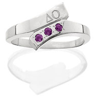 Swirl Ring with *Amethyst Stones Swirl Ring with *Amethyst Stones