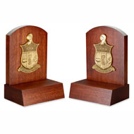 Mahogany Bookends