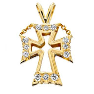 CZ Pierced Pendant CZ Pierced Pendant