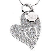 Sparkling Hearts Charm Necklace Sparkling Hearts Charm Necklace