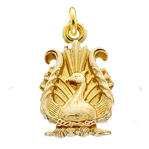 Mini Lyre Bird Charm product image