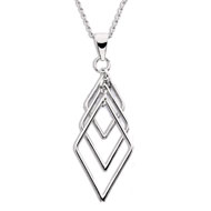 Sterling Silver Echo Necklace Sterling Silver Echo Necklace