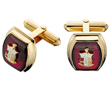 Barrel Garnet Cufflinks Barrel Garnet Cufflinks