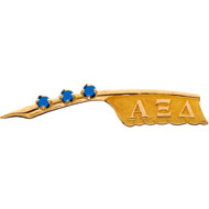 Plain Badge with Three Blue *Sapphires Plain Badge with Three Blue *Sapphires