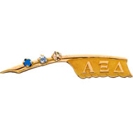 Plain Badge with Blue *Sapphire, *Aquamarine, and Yellow *Sapphire Stones Plain Badge with Blue *Sapphire, *Aquamarine, and Yellow *Sapphire Stones