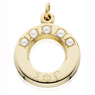 Founder's Eternity Toggle Charm w/ 5 Pearls Founder's Eternity Toggle Charm w/ 5 Pearls