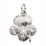 Mother's Charm with 1 Genuine Pearl Mother's Charm with 1 Genuine Pearl