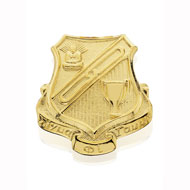 Scarf Size Crest Button Scarf Size Crest Button