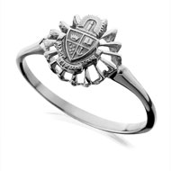 Sunburst Mini Crest Ring