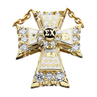 Diamond Badge with Raised Diamond Center Diamond Badge with Raised Diamond Center