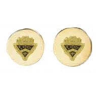 3/4 Polished Round Cufflink product image