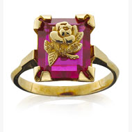 Cushion Ring with *Ruby Cushion Ring with *Ruby