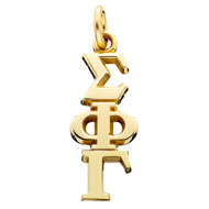 Vertical Letter Lavaliere Vertical Letter Lavaliere