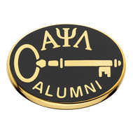 Alumni Pin with Black Enamel Alumni Pin with Black Enamel