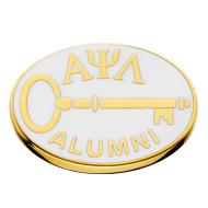 Alumni Pin w/ White Enamel Alumni Pin w/ White Enamel
