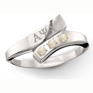 Swirl Ring with pearls Swirl Ring with pearls