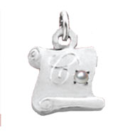 #08P Charter Member Dangle with Pearl #08P Charter Member Dangle with Pearl