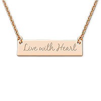Live with Heart Festoon Necklace Live with Heart Festoon Necklace