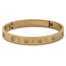 Lux Gold Jeweled Bangle product image