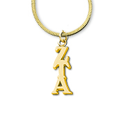 Lavaliere with Snake Chain