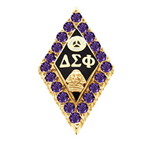 Crown Amethyst Badge Crown Amethyst Badge