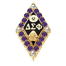 Crown Amethyst with Pearl Points Crown Amethyst with Pearl Points