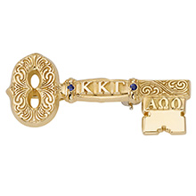Sesquicentennial Duo Sapphire Badge product image