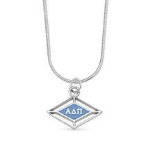 Enameled Logo with Greek Letters Charm with Snake Chain product image