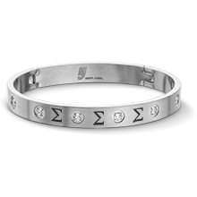 Lux Silver Jeweled Bangle Lux Silver Jeweled Bangle