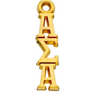 Vertical Letter Lavaliere Vertical Letter Lavaliere