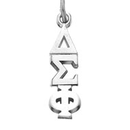 Traditional Vertical Letter Lavaliere Traditional Vertical Letter Lavaliere