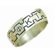 Monogram Band Ring Monogram Band Ring