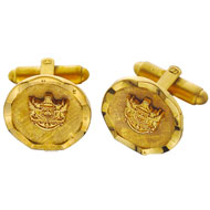 Round Ribbon Border Cufflinks product image