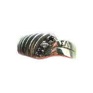 Classic Ring with 2 Amethysts and 1 Pearl Classic Ring with 2 Amethysts and 1 Pearl