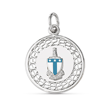 Filigree Charm w/Enameled Crest product image