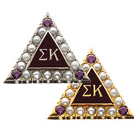 Crown Pearl Badge with *Amethyst Points product image