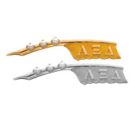 Plain Badge with Three Raised Pearls Plain Badge with Three Raised Pearls
