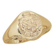 Crested Signet Ring