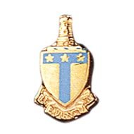 Enameled Crest Lapel Pin Enameled Crest Lapel Pin