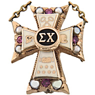 Official Crown Pearl & Ruby Badge Official Crown Pearl & Ruby Badge